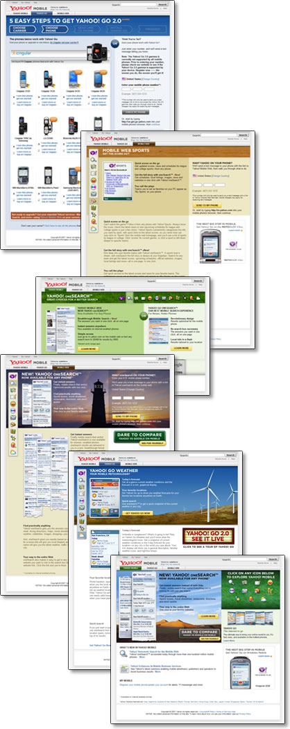 Yahoo! Mobile Website